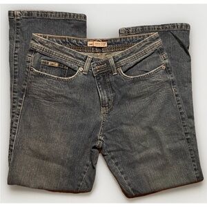 (8P) LEE Midrise Bootcut Lower on the Waist Blue Jeans